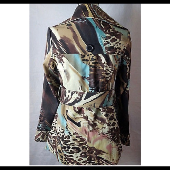Gorgeous vertigo Paris swirl abstr cheetah belted - Picture 6 of 7